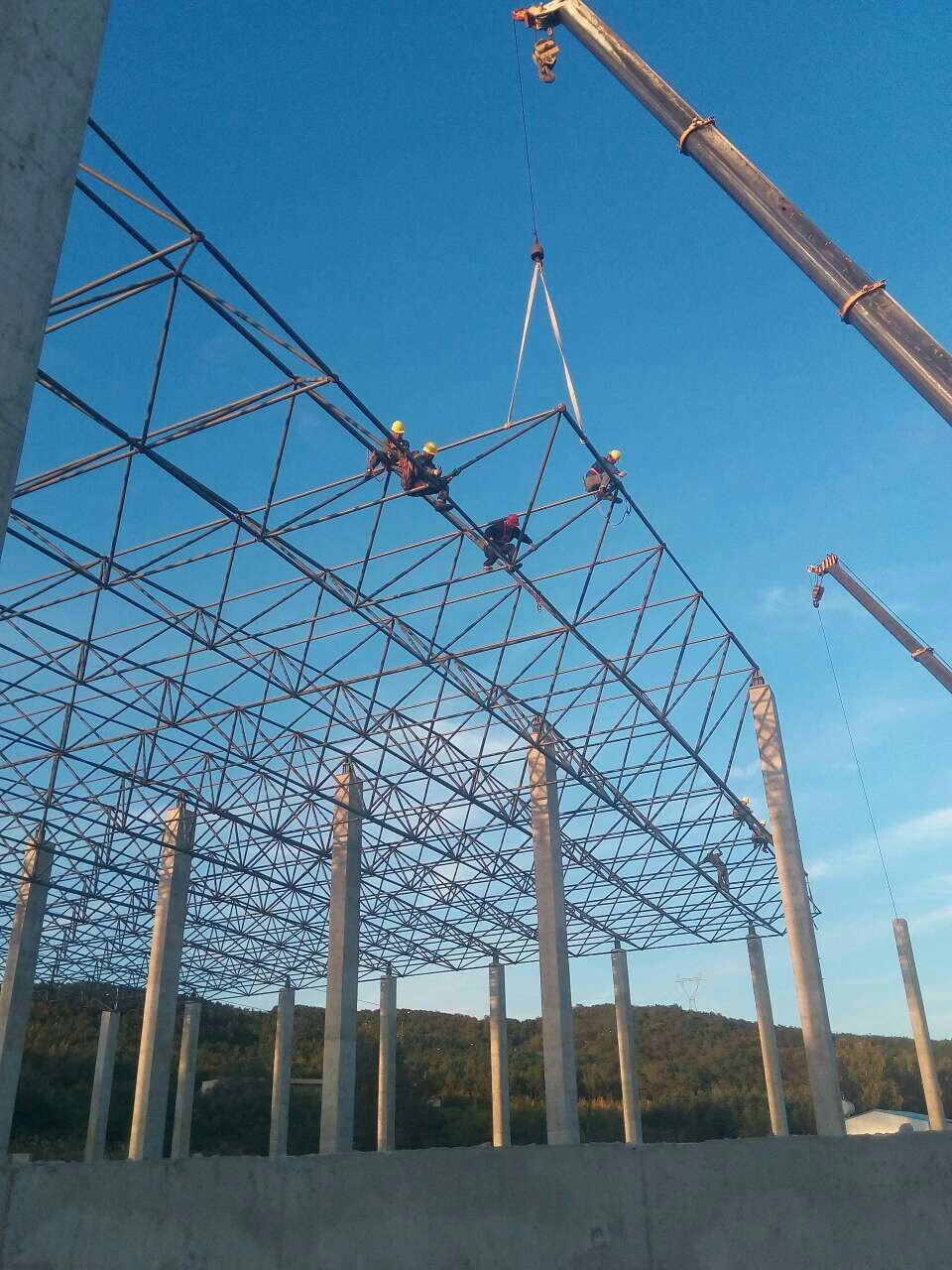 延边汪清物流园网架